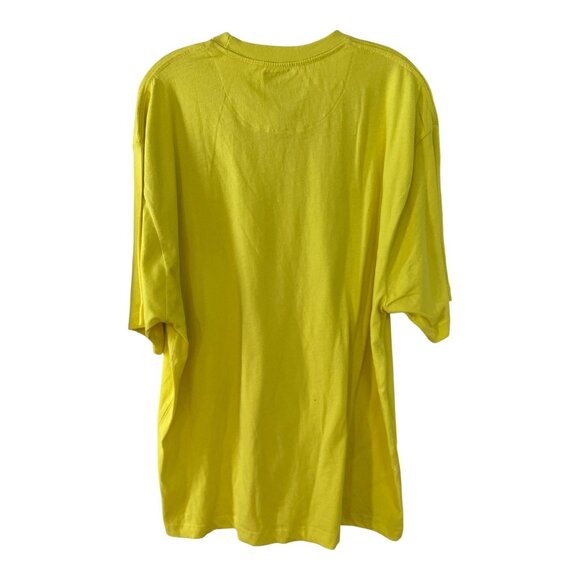 Y2K Akademiks Oversized Yellow T-Shirt – Vintage 2000s Hip Hop Streetwear – 3XL - Picture 6 of 7